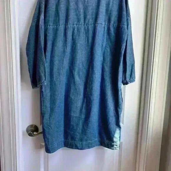 Madewell Denim Dress with Tassle Size S Small - Picture 4 of 8